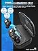 Wireless Earbuds Bluetooth Headphones iPX7 Waterproof HI-FI Sound, 2200mAh Bluetooth 5.0 Auto Pairing Wireless Earphones Bluetooth Headset Charging Case (Black)