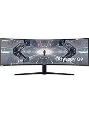 SAMSUNG 49-inch Odyssey G9 Gaming Monitor | QHD, 240hz, 1000R Curved, QLED, NVIDIA G-SYNC & FreeSync | LC49G95TSSNXZA Model