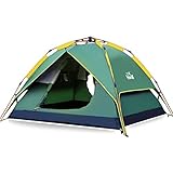 Hewolf Camping Tent Instant Setup - Waterproof Pop up Lightweight Easy up Tent Fast Pitch 3 Man Tent for Camping Backpacking