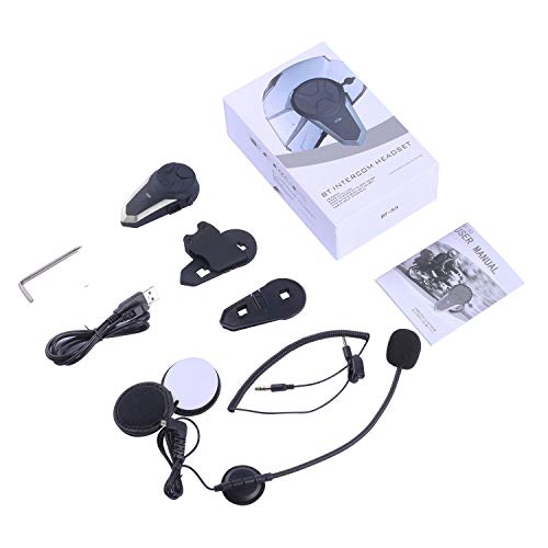 6 Motorcycle+Communication+BT+S3+Headphones+Walkie+Talkie
