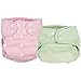 Gerber 2 Piece It's a Snap All-in-One Cloth Diaper, Pink/Green
