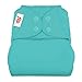 Flip Hybrid Reusable Cloth Diaper Cover with Adjustable Snaps and Stretchy Tabs - Fits Babies from 8 to 35+ Pounds (Mirror)