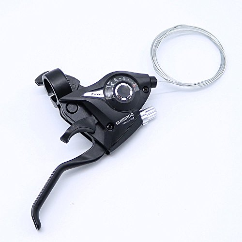 Sososhoot ST-EF51 Set 3 x 7 Shifter/Brake Lever with Gear Shift Cable (21 Speed) Black V-Brake