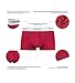 Italian Designed Trunks 2 Pack KRONIS Mens Underwear Premium 180gsm Cotton, Medium, Charcoal Grey + Maroon