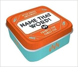 After Dinner Amusements: Name That Word!: 50 Prompts for Family Fun, by Chronicle Books After Dinner Amusements: Name That Word!: 50 Prompts for Family Fun, by Chronicle Books