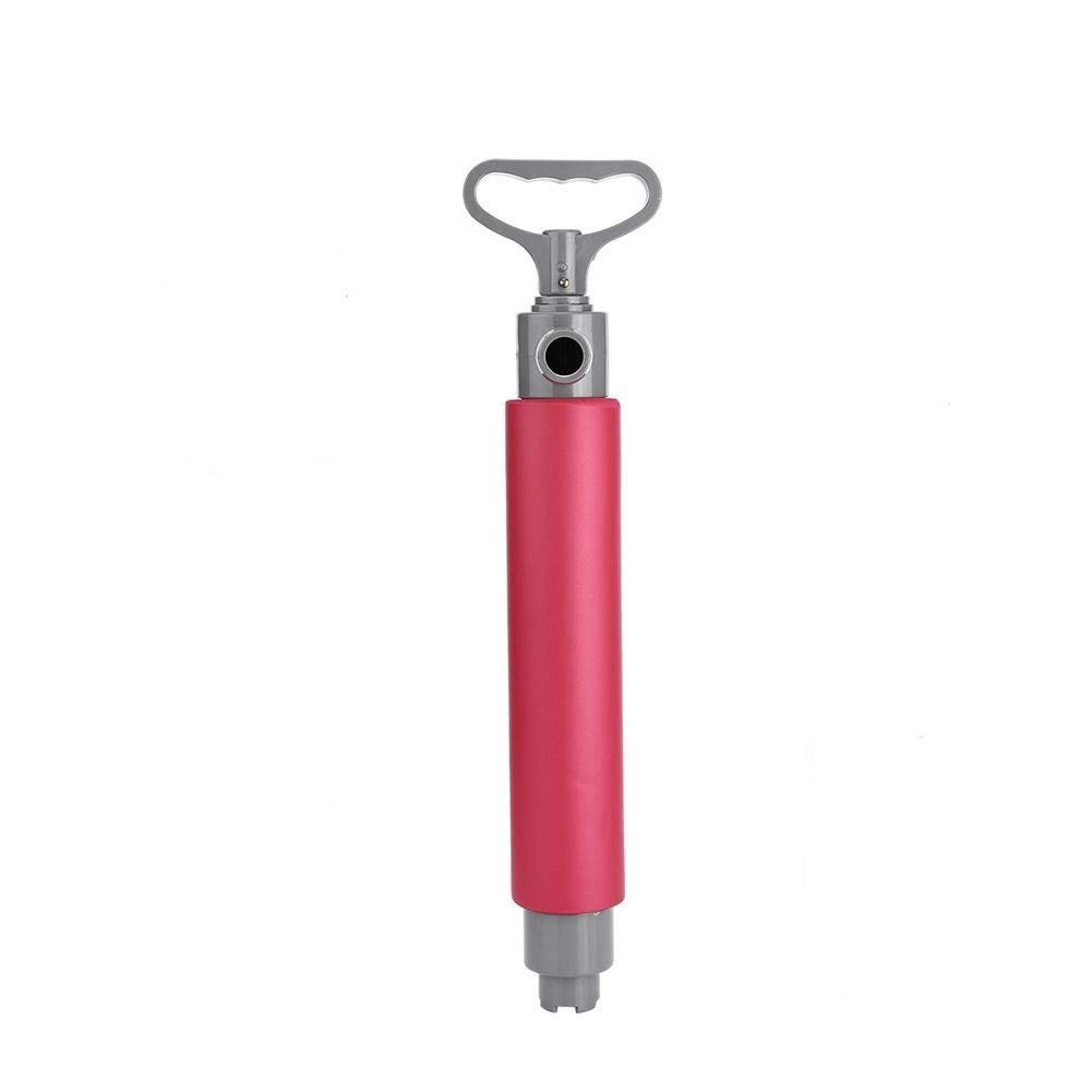 Qiilu Kayak Bilge Pump, Red, Portable, Modern, Compact, Plastic, 46cm, 0.4L/min, Manual, Bilge Pump for Kayak