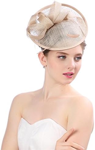 Women Fascinators Hat Flower Mesh Ribbons Tea Party Headwear Muranba