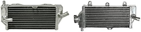 MotoSpec Complete Set of High Performance Over-Sized Aluminum Radiators for 2002-2010 Yamaha YZ 250 Dirt Bike