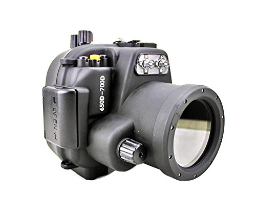 Polaroid SLR Dive Rated Waterproof Underwater Housing Case For The Canon T4I (650D), T5I(700D) Camera with a 18-55mm Lens