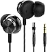 Earphones, Betron BS10 in Ear Headphone, Noise Isolating Earbuds, Powerful Bass Sound, 3.5mm Jack Compatible with iPhone, iPad, Samsung, Nokia, HTC, Mp3 Players etc, Black primary