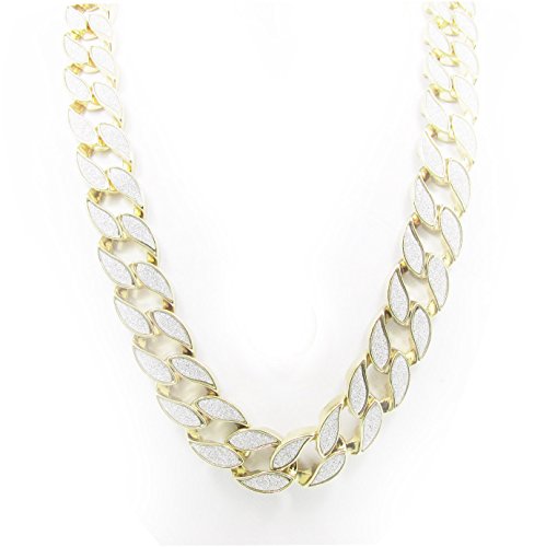 Rob'sTees CZ Miami Cuban Link 11 MM 32
