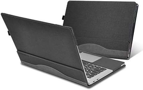 for Lenovo Yoga 910/920 Case Detachable PU Leather Protective Laptop Cover for Lenovo Yoga 5 Pro/Yoga 6 Pro 13.9 Inch (Grey)