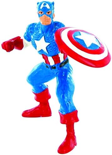 Comansi 10cm Marvel Comics Captain America and Shield Mini Figure