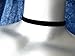 Twilight's Fancy 3/8 Plain Velvet Choker Necklace (Black, Small)