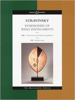 ストラヴィンスキ : 管楽器のためのシンフォニー集／ブージー ＆ ホークス社／大型スコア