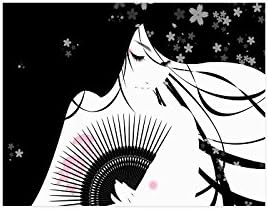 Japanese Geisha Girl Custom Collage Poster Paper Print Wall Art Living Room Home Office Decor 11" x 8.5"