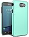 Galaxy J7 V Case, J7 Perx Case,J7V Case,J7 Sky Pro Case,Galaxy Halo Case, All Around Protection Hybrid Dual Layer Armor Phone Case Cover for Samsung Galaxy J7 2017, Sky Blue
