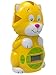 Big Red Rooster BRRC102AC Cat Projection Alarm Clock, Operates On An AC Adaptor (Included) or 3 C Batteries