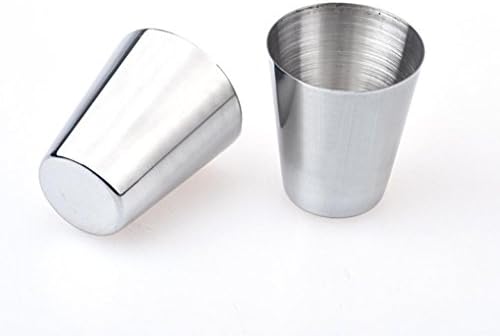 Kangma New 6pcs Stainless Steel Cup Drinking Coffee Tea Tumbler Camping Mug