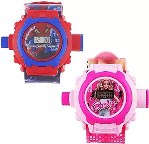 selloria Digital 24 Images Projector Pink and Blue Dial Boy’s and Girl’s Watch Combo selloria Digital 24 Images Projector Pink and Blue Dial Boy’s and Girl’s Watch Combo
