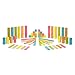 60 Piece Tegu Magnetic Wooden Block Expansion Pack Extra Large, Tints