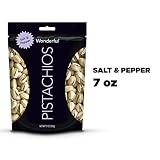 Wonderful Pistachios, Salt and Pepper Flavored, 7 Ounce Resealable Pouch