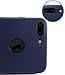iPhone 7/8 Case, HZ BIGTREE Ultra-Thin Slim Fit Anti-Scratch Soft Touch Flexible TPU Case for Apple iPhone 7 4.7' - Navy Blue