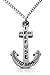Glamour Girl Gifts Inspirational I Refuse To Sink Positive Quote Stainless Steel Anchor Pendant Necklace