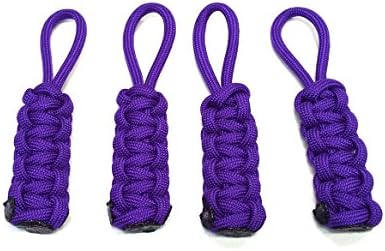 Lobo Marine Products 4 Pack 550 Paracord Soft Top and Boat Enclosure Zipper Pulls Made in The USA