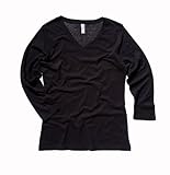 Bella + Canvas - Missy Three-Quarter Sleeve Jersey V-Neck T-Shirt - 6425