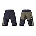 TOMSHOO Men's Baggy Cycling Shorts Breathable Loose-Fit Mountain Bike Shorts Outdoor Sports MTB Cycling Running Half Pants