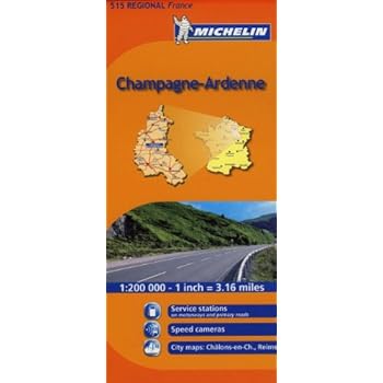 Mapa Regional Champagne-Ardenne (Carte stradali) Mapa Regional Champagne-Ardenne (Carte stradali)