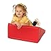 Foamnasium Wedge, Indoor Foam Playset, Soft Toddler and Active Kids Play Foam Wedge for Crawling, Climbing, Sliding and Jumping, Made in the US, Red