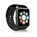 MSRM Smart Watch Bluetooth Anti Theft Water Splash Resistant and Handfree for Android 4.3 above and 8.0 above (Partial Functions) Black