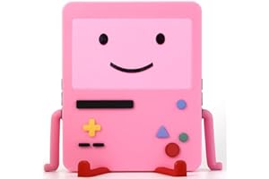 GRAPMKTG Charging Stand with Smile Face for Nintendo Switch Accessories Portable Dock Compatible for Nintendo Switch OLED Cute Case Decor Gift Men Women Kids Pink