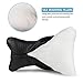 YIHO Car Seat Neck Pillow Embossed Crocodile Leatherette Support Head-Rest Cushion to Relief Cervical Shoulder Pain Issues for Driver & Passenger, Office or Recliner Chair