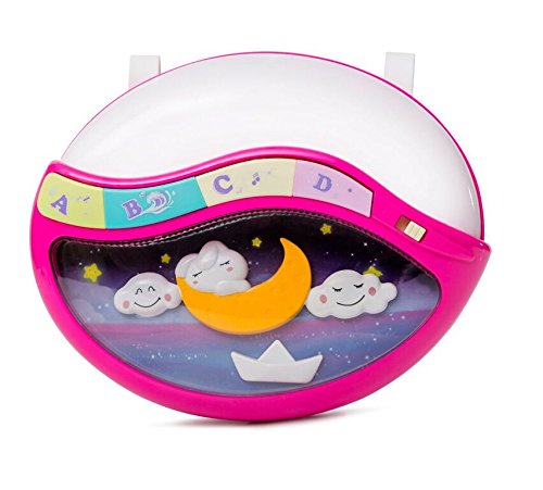Play Baby Toys Magic Sleep Through The Night Soother Baby Crib Clip In Night Lamp With Multiple Melodies To Put Your Baby To Sleep, In Pink