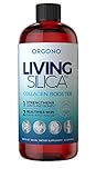 Living Silica Collagen Booster Liquid | Vegan Collagen Boosting Drink | Supports Healthy Collagen and Elastin Production for Joint & Bone Support, Glowing Skin, Strong Hair & Nails. 500ml 33 Servings
