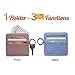 Nico Louise Cat Ear Leather Coin Purses Women Key Chain Credit Card Holders Girls Wallet (Black)