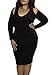 Romastory Women's Plus Size Strapless Long-sleeved Bodycon Stretch Club Dresses