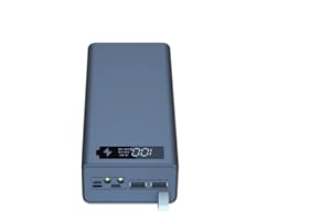 Yaregelun USB 16X18650 Battery Bank Case Battery Charge Storage Boxes C16 with LED Lighting Detachable for Smartphone Chargin