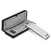 Harmonica, Chromatic Harmonica 10 Hole with 40 Tone, Swan Silver Harmonica Key of C, Harmonica with Case for Playing and Performance. Mugig MCH-1.