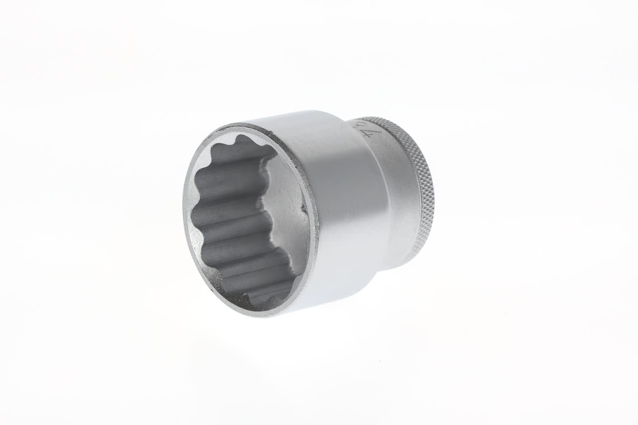 GEDORE Socket, 1/2" 12.5 mm drive, Bi-hex, 34 mm AF, Tool, D 19 34, Chrome-plated steel