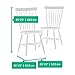 Sauder Cottage Road Spindle Back Chair, White finish