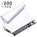 FU Global 200pcs 12x15.5 Inches Poly Mailers Shipping Envelops Boutique Custom Bags Enhanced Durability Multipurpose Envelopes Keep Items Safe Protected（White） primary