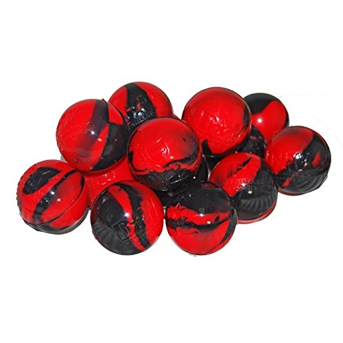 Red / Black Non Stick Silicone Oil Kitchen Container Ball Jar + Bonus Enamel Pin Wholesale Pricing (100)