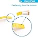 Oulei Compatible Label Tape Replacement for Dymo 3D Embossing Label Maker Organizer Xpress Pro Tape, 3/8 in X 9.8 Ft, 6-Pack