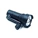 Hand-cranked electric flashlight LED strong light flashlight- Survival Gear Self Powered Charging Torch outdoor camping night riding home lighting emergency Lights (Black)