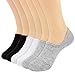 Hippih Mens Cotton Anti-Slip No Show Socks Thin Low Cut Casual Socks 6 Pack