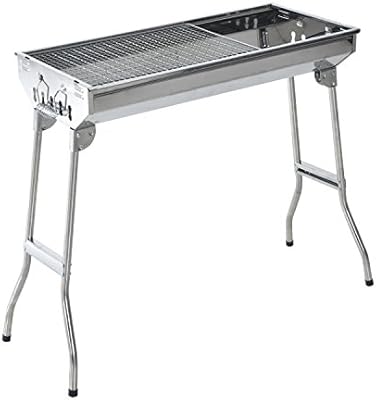 Outsunny 35 Stainless Steel Portable Folding Charcoal Bbq Grill Amazon Sg Lawn Garden